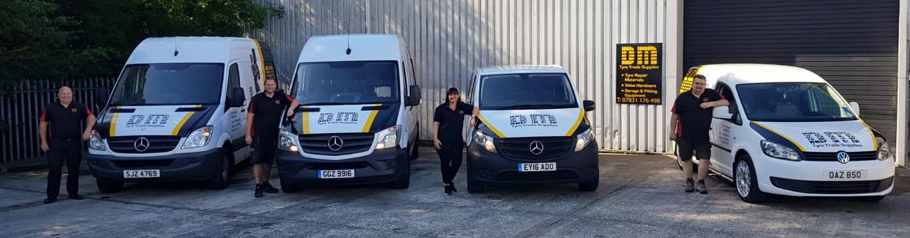 Dm Supplies (Ni) Ltd fleet of vans